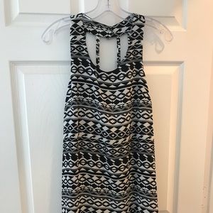 Black and white dress